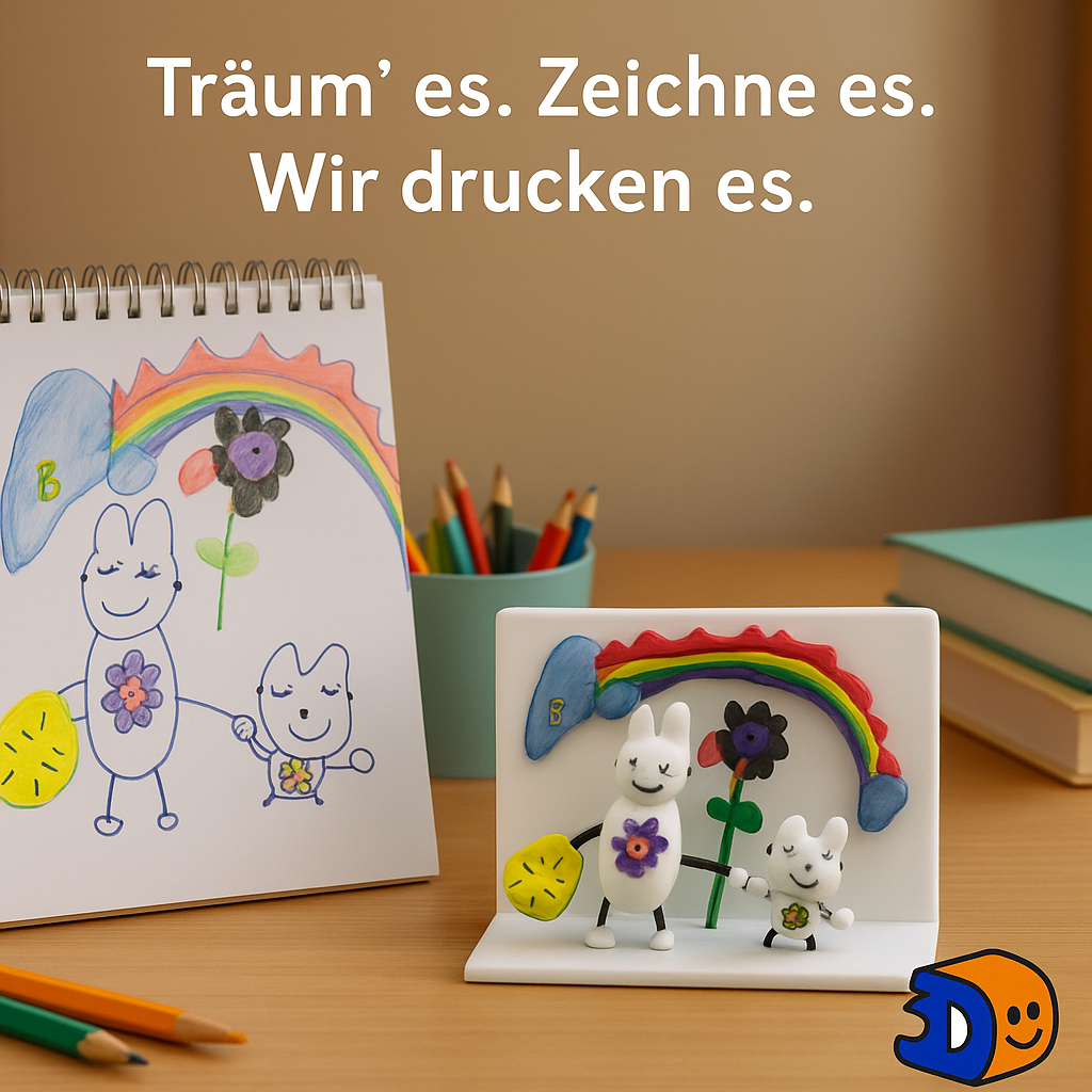 Die Magie der Kinderzeichnung: Erwecke sie zum Leben! (mit Ständer)