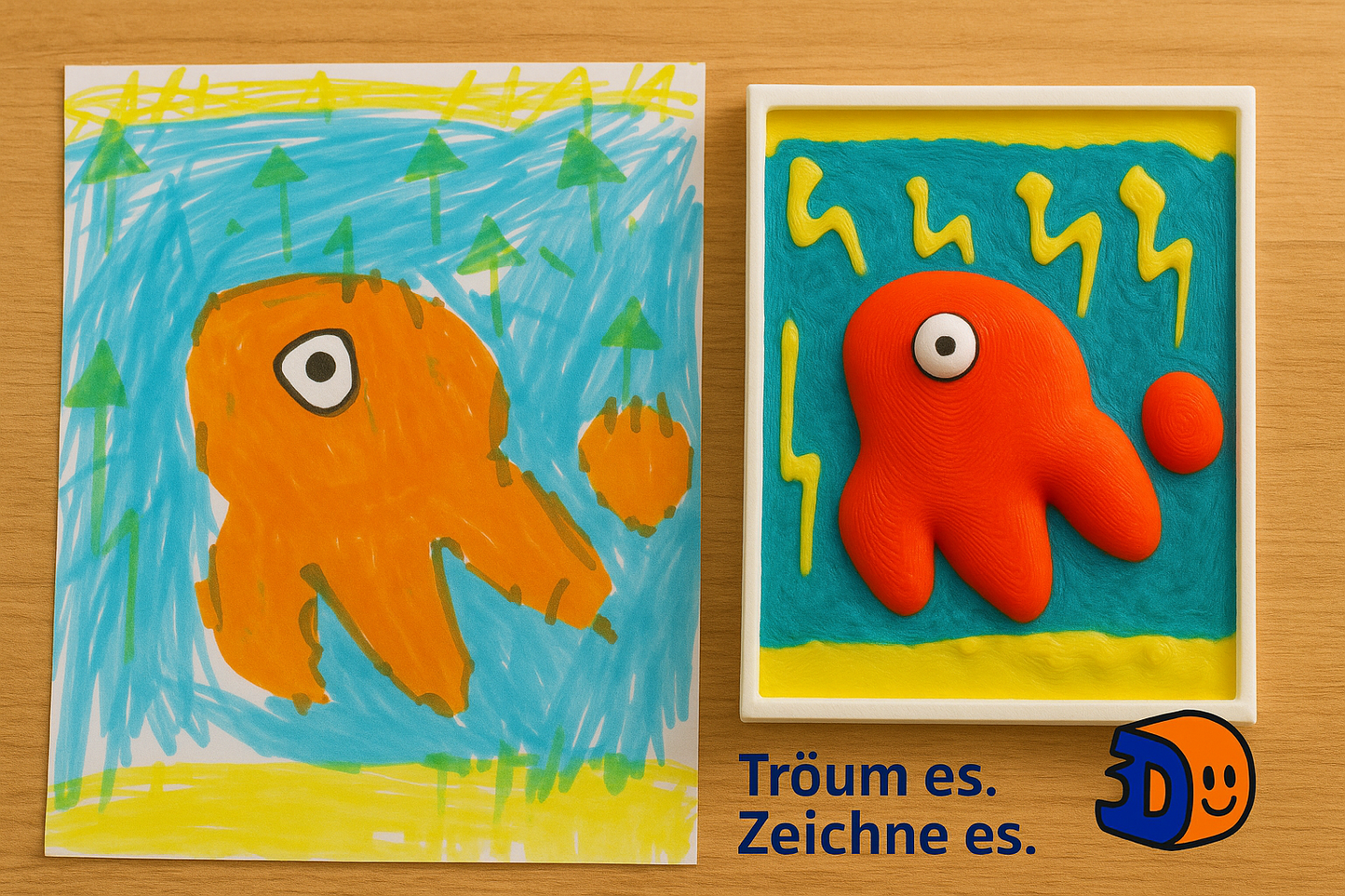 Die Fantasie Ihres Kindes als stilvolle Wanddekoration.