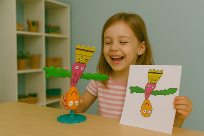 Die Magie der Kinderzeichnung: Erwecke sie zum Leben! (mit Ständer)
