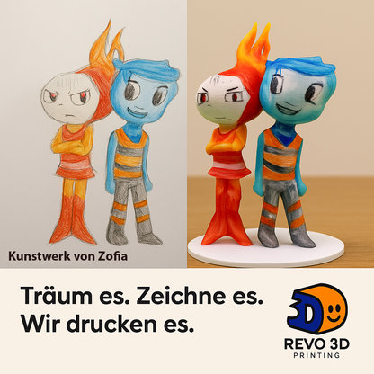 Die Magie der Kinderzeichnung: Erwecke sie zum Leben! (mit Ständer)